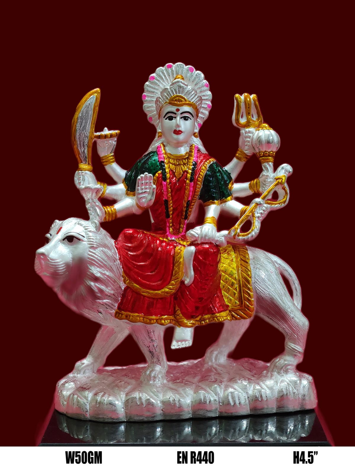Durga Ji — Enamel