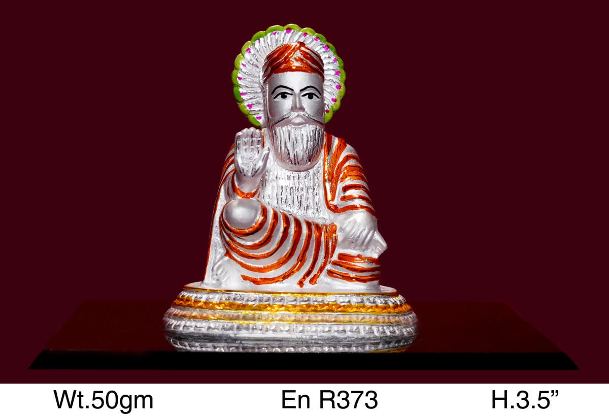 Gurunanak Ji & Saraswati Ji — Enamel