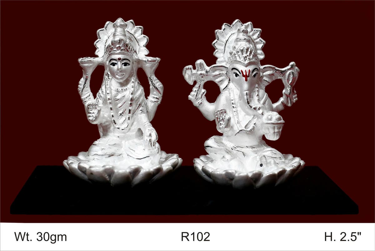 Laxmi Ganesh Ji — Plain finish